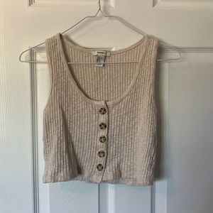 Forever 21 cream crop